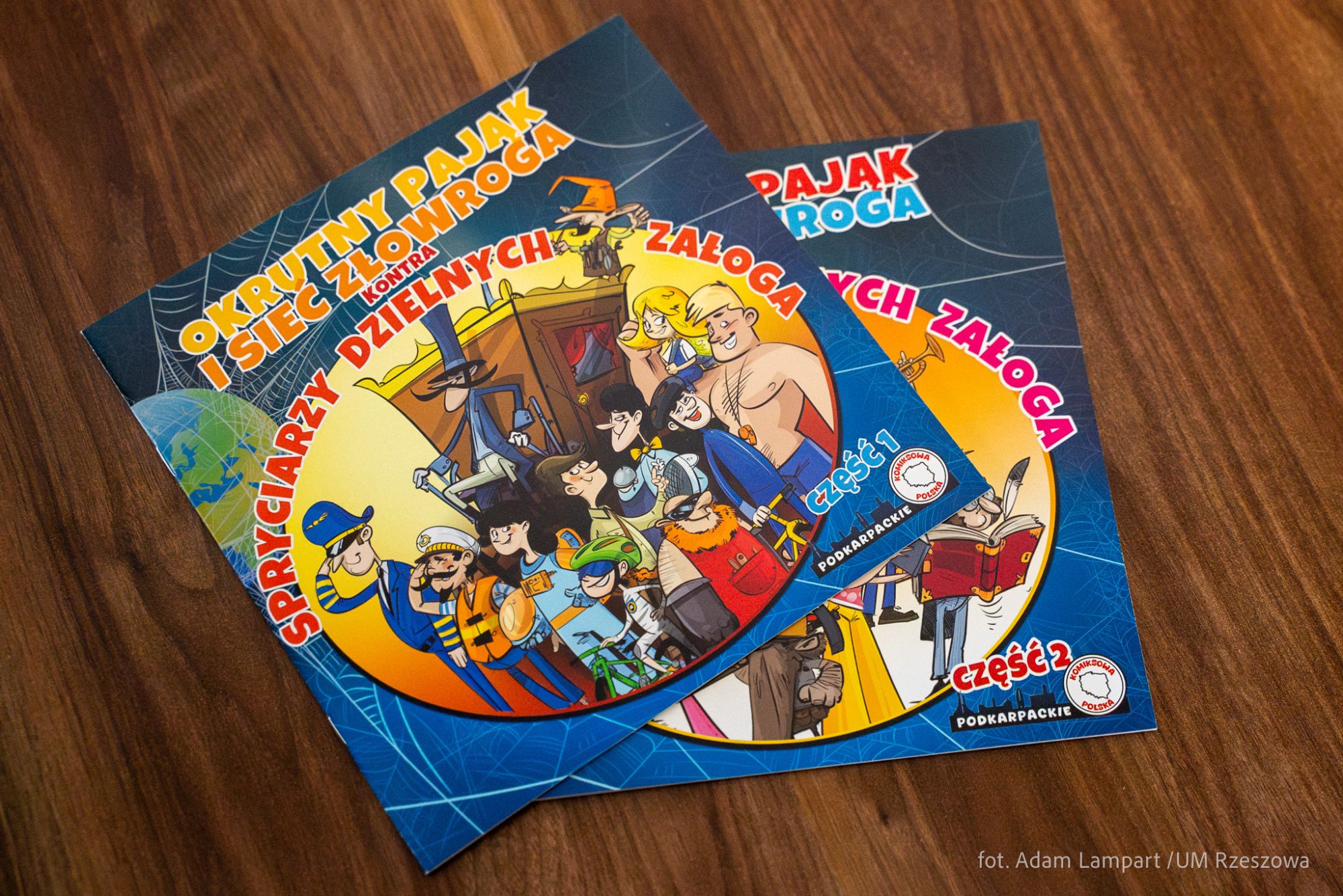 zdjęcie komiksu dla dzieci i młodzieży, fot. Adam Lampart, Urząd Miasta Rzeszowa